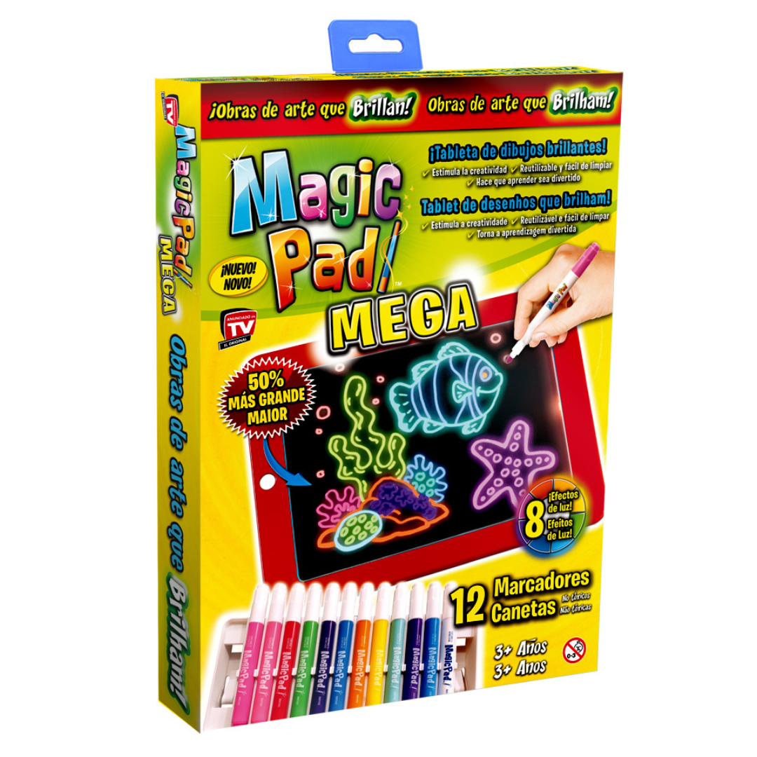 Magic Pad - Tableta de dibujo luminoso para creatividad sin límites