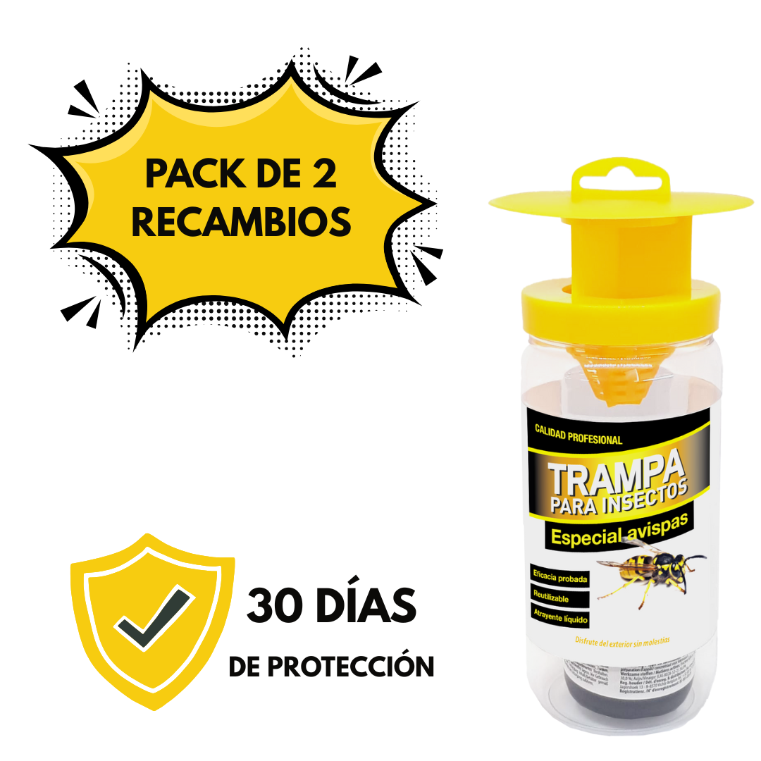 Recambios de Trampa para Avispas – 2 botes x 200 ml