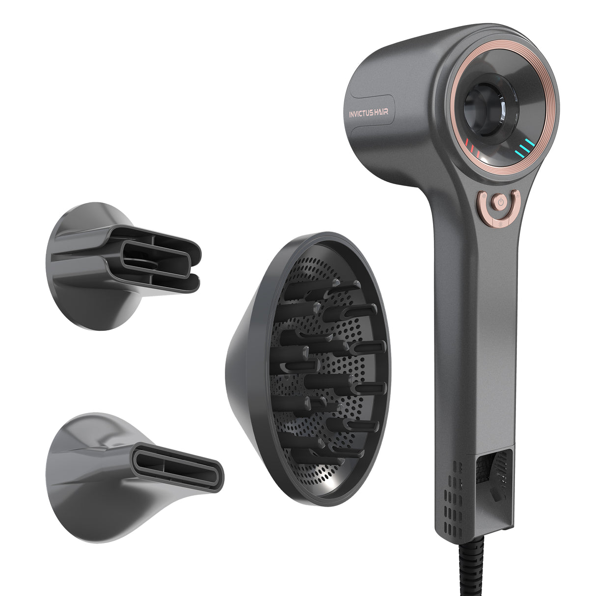 Secador Invictus Hair D7 con fragancia Secret Oasis – Set 5 piezas (Consigue Accesorio Oasis GRATIS)