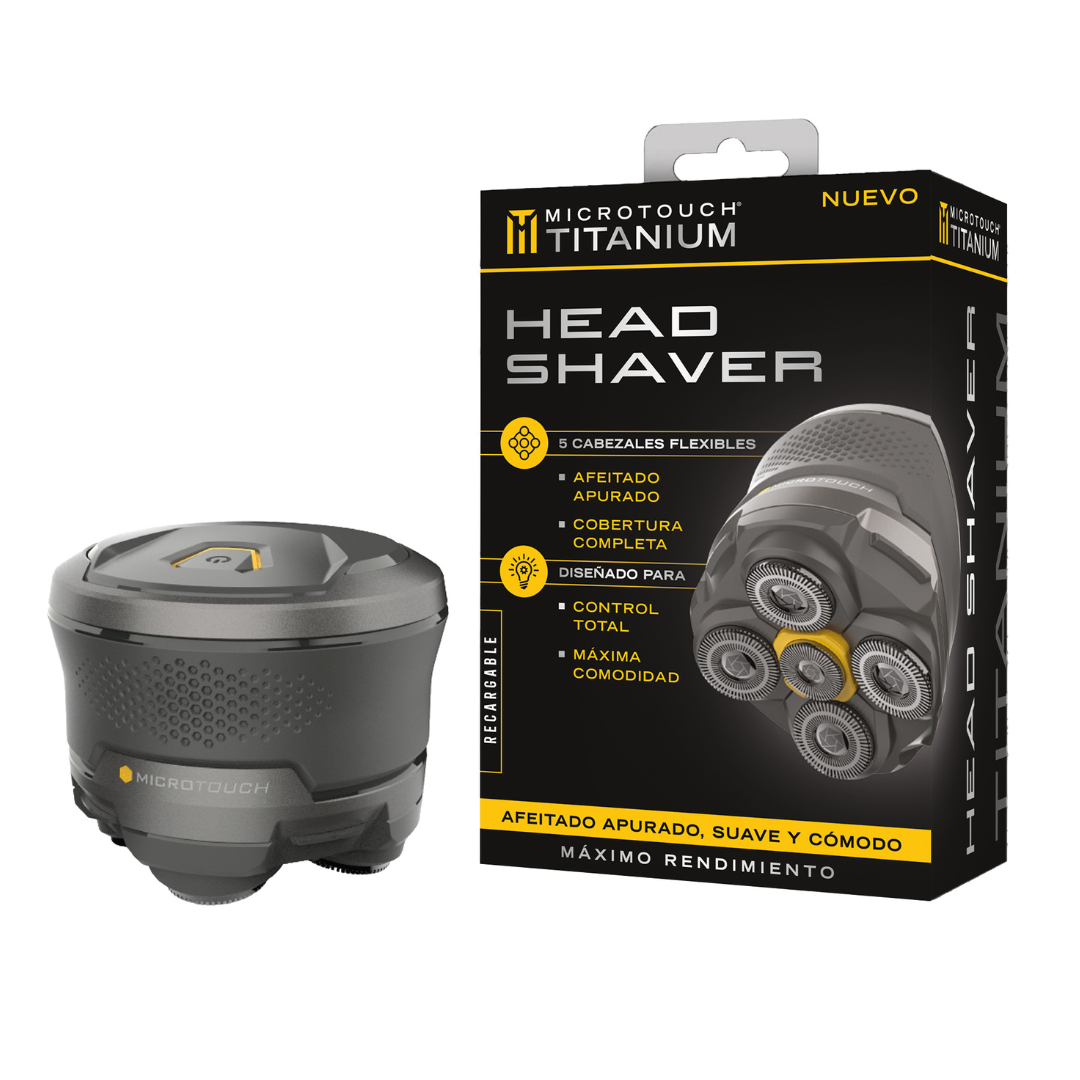 Titanium Head Shaver - Afeitado apurado y cómodo en casa