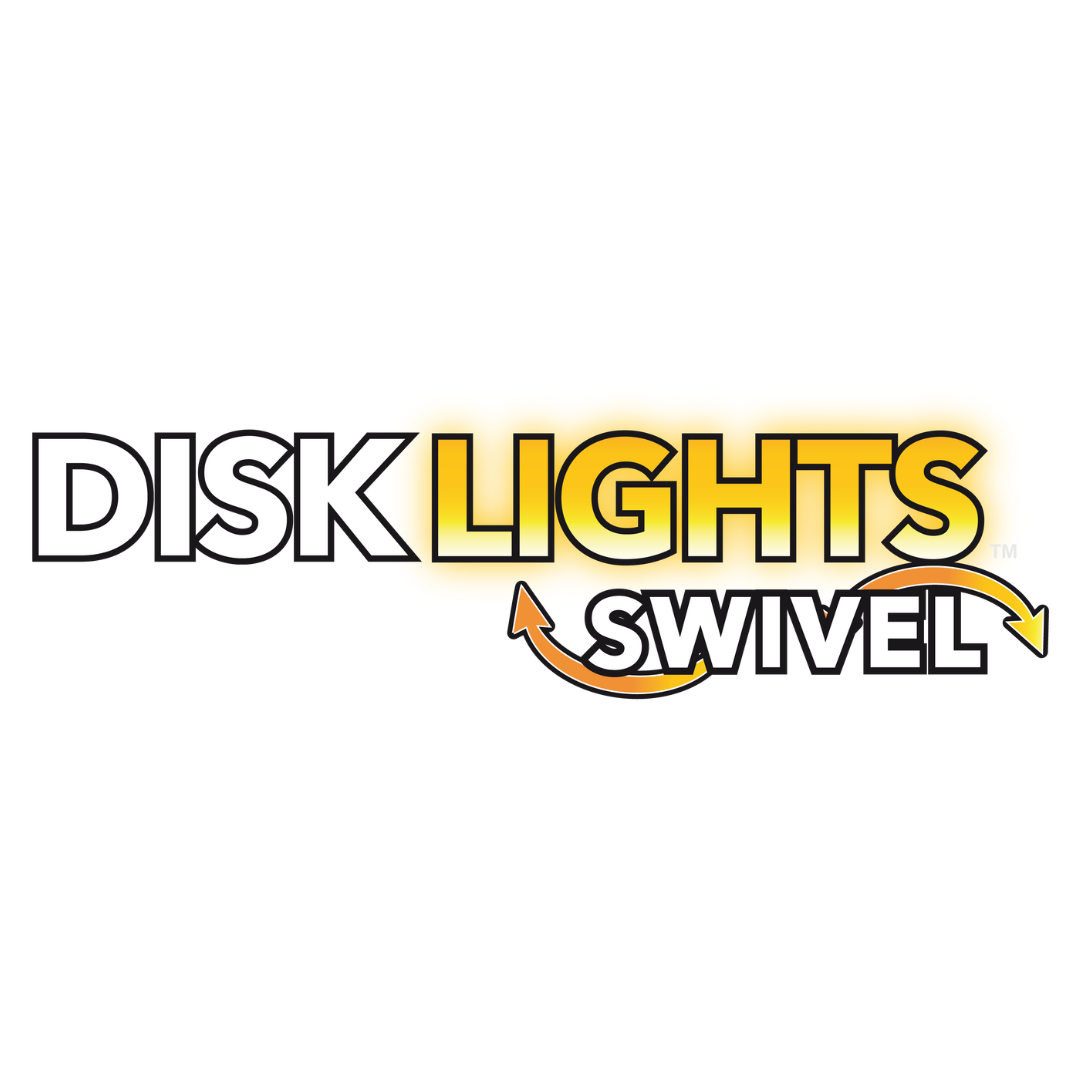 Swivel Disk Lights - Set de 4 luces solares LED orientables