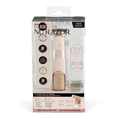 Flawless Nu Razor – Depilación suave y segura para todo el cuerpo