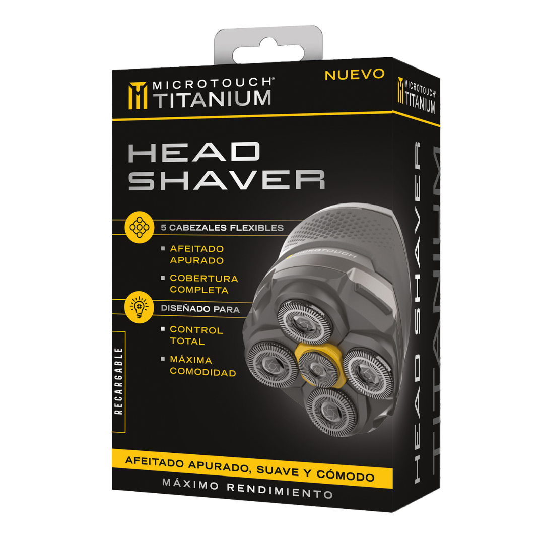 Titanium Head Shaver - Afeitado apurado y cómodo en casa