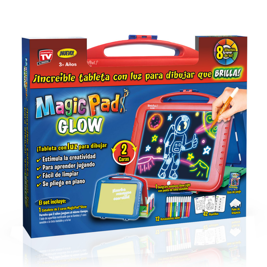 Magic Pad – Tábua de desenho luminosa para criatividade sem limites