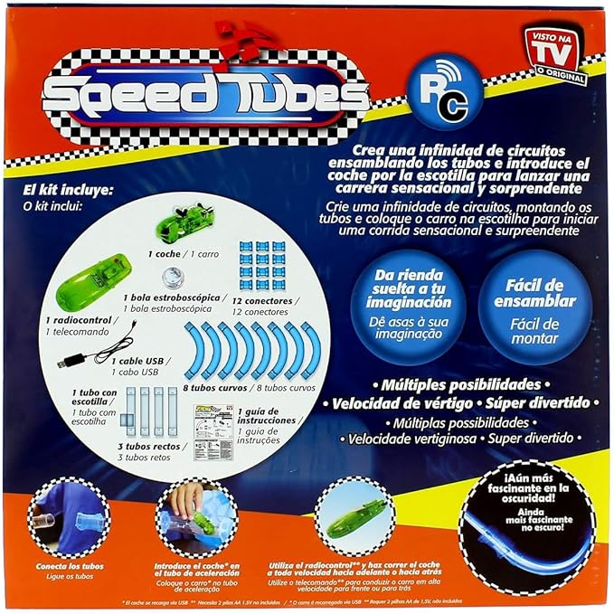 Speed Tubes RC – Circuito de tubos com carro telecomandado