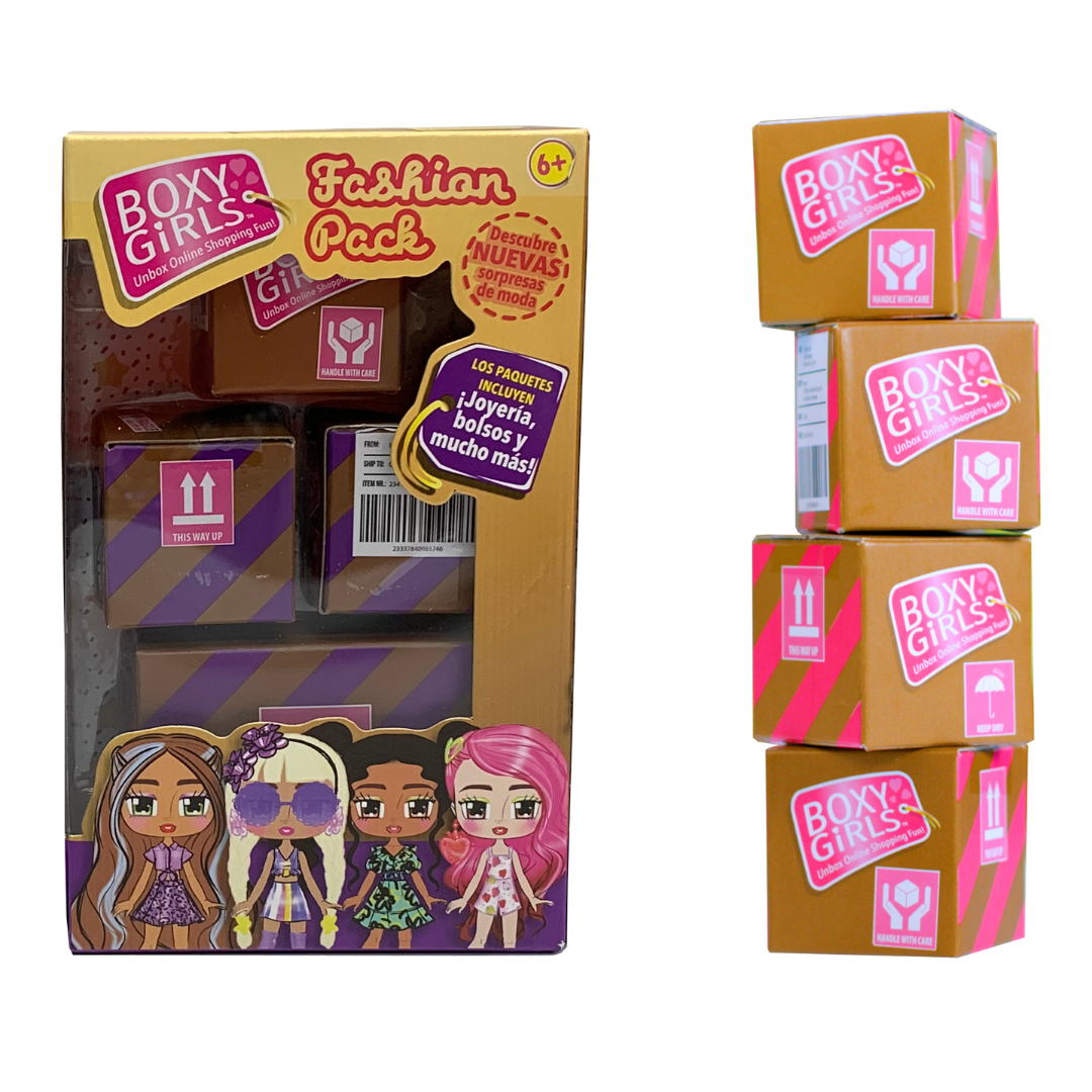 Boxy Girls – Boneca com Surpresa e Acessórios