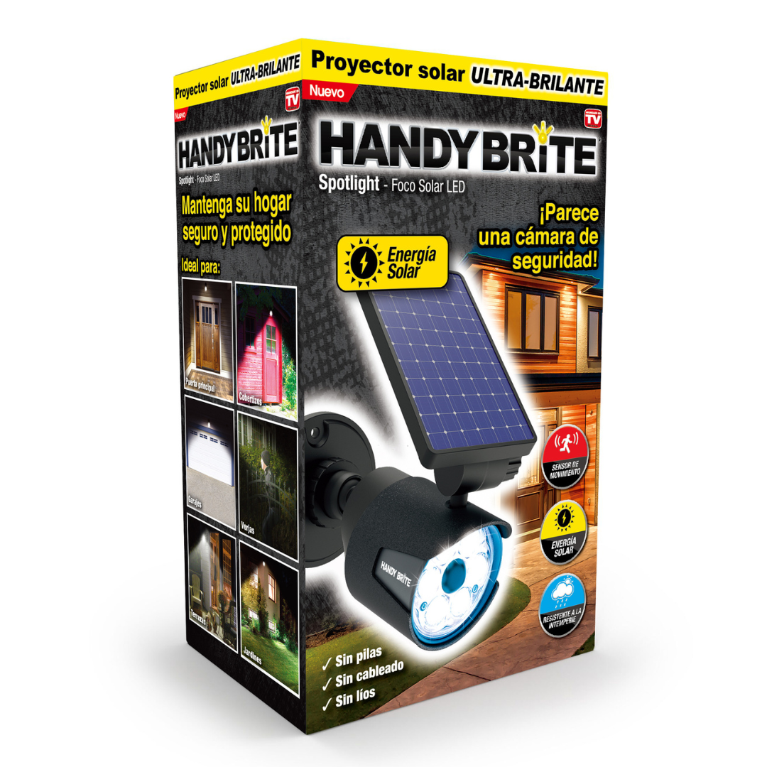 Handy Brite Spotlight - Foco Solar LED con Sensor de Movimiento