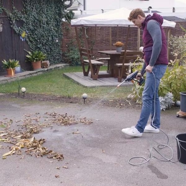 HydroBlast Pistola de Agua a Presión Inalámbrica 21V – Limpieza sin Límites