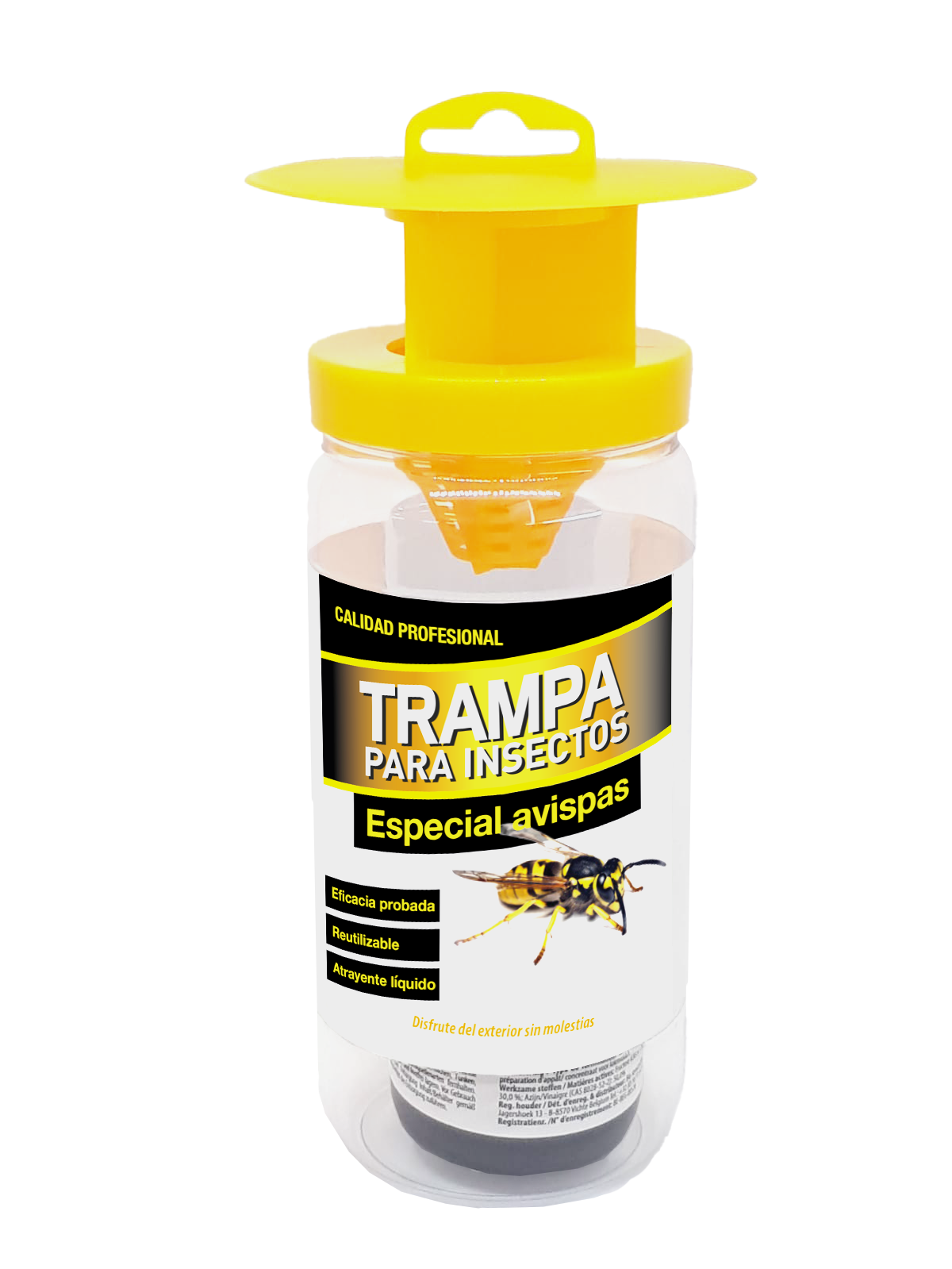 Trampa para Avispas Reutilizable con Atrayente Líquido – 200 ml