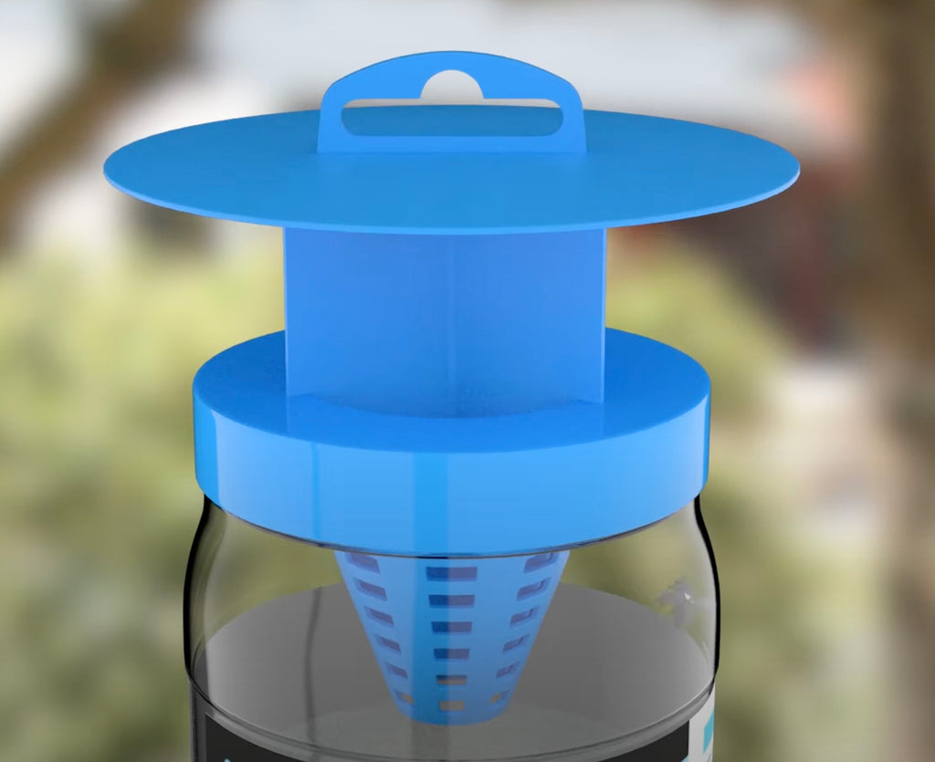 Armadilha para Moscas Reutilizável com Isco Natural – 40 g