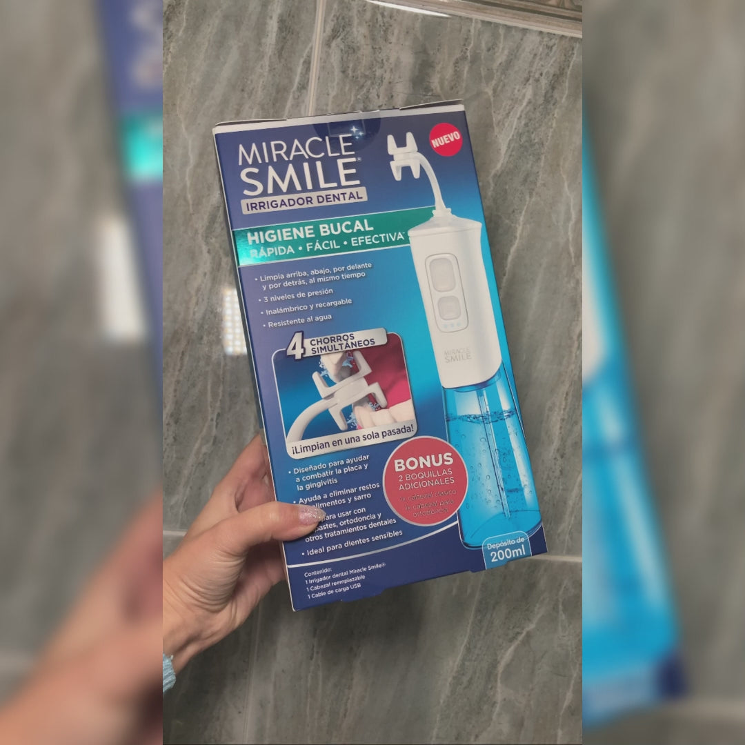 Miracle Smile - Irrigador dental doble